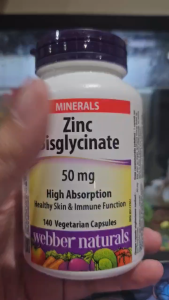 Viên uống bổ sung Kẽm Zinc Bisglycinate 50 Mg