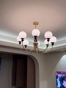 French Living Room Main Light Chandelier Dining-Room Lamp R Bedroom Lamps