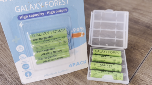 【Manila In-Stock Inventory GALAXY FOREST 1.5V AA AAA Alkaline Rechargeable Battery Ni-MH High Quality For Flashlight+Gift a battery case