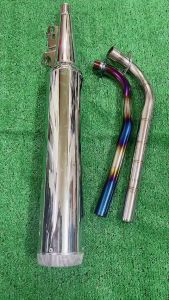 Pô Wave nhỏ Wave Zx Wave 2002-2004 đích nhôm CNC kèm cổ titan