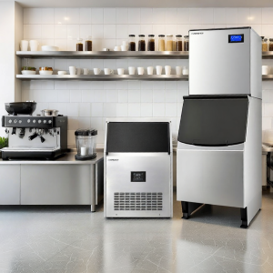 Crescent Shaped Commercial Ice Maker