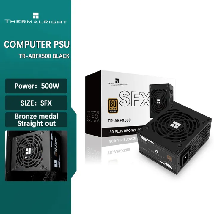Thermalright | Thermalright TR-ABFX500 Black SFX Bronze Medal Straight Out Mini Small Size Power Supply ITX Small Case Installation Small PSU