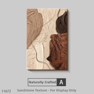 RUIBAHAO | Retro Antique Style 3D Embossed Abstract Texture Wall Art