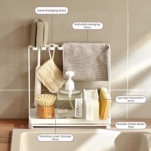 Dish Washing Sponge Drain Rack