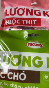 Combo 2 bịch lương khô FUCUCO (400gr/1 BỊCH) hương vị RUỐC THỊT - ÓC CHÓ