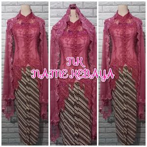 set kebaya pesta kebaya akad nikah modern kebaya wisuda modern