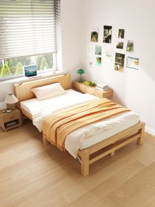 Yexiangyuan | Portable Single Wood Bed 1.5m