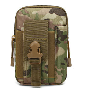 Mobile Phone Case Pouch Waist Bag Waterproof Nylon Multifunction Casual Men Waist Pack Male Small Bag
