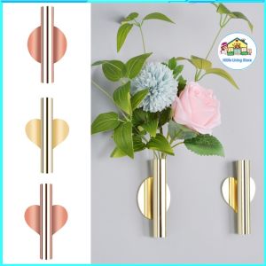 Wall Flower Device Tube Vase Creative Flower Vase Nordic Style Non Perforated Living Room Pendant