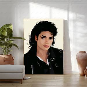 Bandai | M-Michael J-Jackson Singer Iconic Poster Wall Art Print Poster Decorative Mural Home Decor Gift Unframed