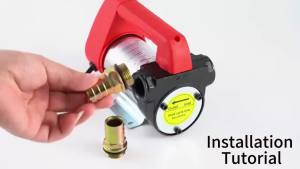 12V Electric Oil Well Pump Diesel Transfer Pump Small Diesel Fuel Dispenser Positive And Negative Pumping Unit Self Priming Pump