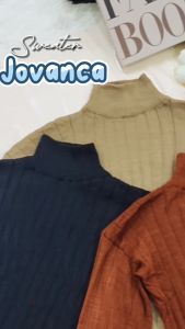 Ghaniya Clothing - Baju Rajut Wanita/Jovanka Rajut Turtleneck - Rajut Halus