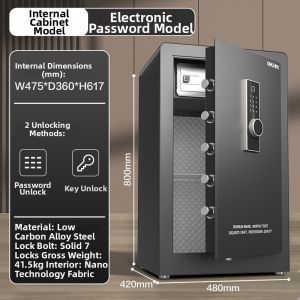 deli | Fingerprint Password WiFi Safe Large