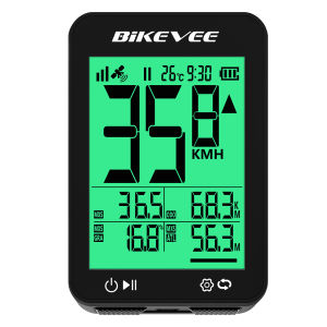 Bike Computer GPS Wireless Digital Cycling Computer Smart Multi-Functional Bicycle Speedometer Odometer Outdoor Cycling Computer