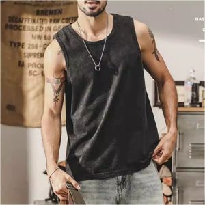 FLICBS | Oversized 300kg Cotton Sleeveless Sport Shirt