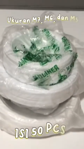 MANGKOK PLASTIK PUTIH  M-6 ISI 50 PCS - MANGKOK PLASTIK SOUVENIR SERBAGUNA - MANGKUK