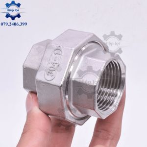 Rắc Co Ren Trong Inox 304 – Hai Đầu Ren Trong Có Gioăng Cao Su – Kín Nước Không Rò Rỉ Dễ Lắp