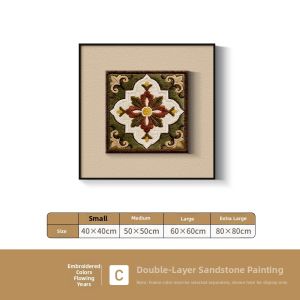 MUWU | French Vintage Style Floating Sandstone Decorative Wall Art