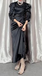 Mimosa Couple Dress Polos Kondangan Tunangan Baju Muslim Lebaran Terbaru Seragam Batik Kemeja Modern Jumbo