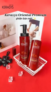 Cặp dầu gội xả thảo dược Kerasys Oriental Premium Hàn Quốc giảm gãy rụng kích thích mọc tóc 600ml