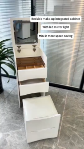 Rarus Small Space Dressing Table Vanity Table Bedroom Vanity Desk Storage Vanity Table Bedside Table