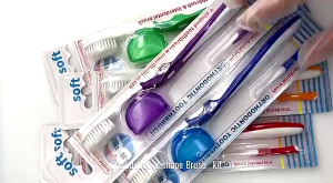 SIKAT GIGI ORTHO DENTAL BEHEL DENGAN TUTUP BONUS INTERDENTAL BRUSH ORTHODONTIC TOOTH BRUSH