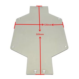 Thép Không Gỉ Khung Xe Bằng Kim Loại Giáp Tấm Chống Trượt Cho MJX Hyper Go 1/10 10303 10304 RC Xe Nâng Cấp Bảo Vệ Phụ Kiện