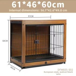 Separate Toilet Luxury Villa Wooden Dog House