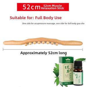 Beech Wood Massage Rasp Bar Whole Body Universal Meridian Unblocking Abdominal Massage Stick Back Pushing Tool Tofucam Sn-Gjbjm0-087