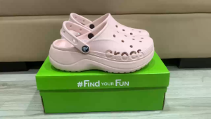 Giày sục crocs chuẩn xịn chống hôi chân nhựa tế bào êm mềm siêu bền đi mưa lội nước đi biển Crocs Baya platfrom đế cao 5cm màu hồng