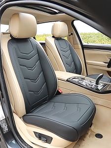 SEAMETAL 5D Car Seat Cover PU Leather Auto Seat Cushion Four Seasons Universal Five Seats Covers Cushions Set Protector