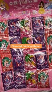 Gantungan Sticker Diamond / Gantungan Monte Momo Stiker Diamond Manik