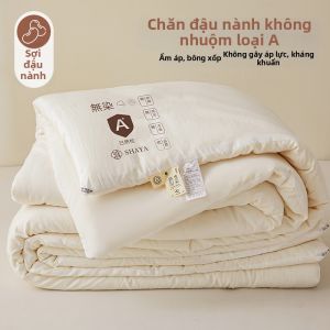 Chăn bông SHAYA sợi đậu nành loại A phù hợp cho mọi mùa