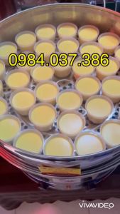 Nồi hấp xôi màu bánh bao bánh Flan bằng điện 3 Tầng 52cm