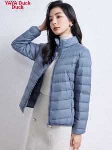 YAYA |Thin Lightweight Womens Down Jacket Short