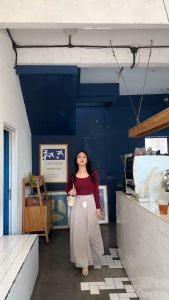 Audy Skirt - Korean Loose Maxi Skirt Rok Wanita Anti Kusut Polyester - Rok Flare Wanita - Rok Basic Polos - Maxi Skirt Rok Panjang Wanita