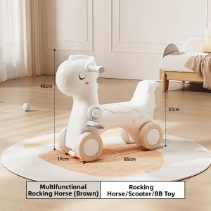BONINGYU | 2-in-1 Fall Prevention Rocking Horse Toy
