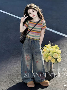 SHANGLEXIONG | Bộ Đồ Thời Trang Độc Đáo Sang Trọng Cho Bé Gái Mùa Hè