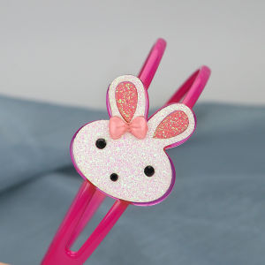 Girls Headwear Cute Sparkling Rabbit Hairband Little Girl Teeth Wide Hairband Cartoon Style Children Accessories