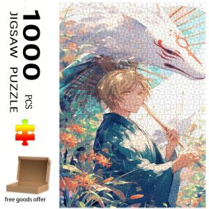 500/1000 Pieces Jigsaw Puzzle Anime Natsumes Book of Friends Jigsaw Puzzle Educational Toy for Kids Children s Games Gift
