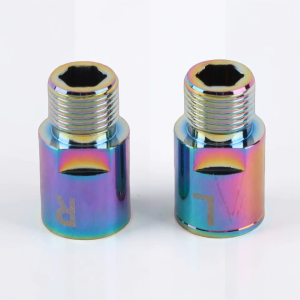 Bike Pedal Extension Shaft 2Pcs Bike Pedal Extender Adapter for Mountain Bike