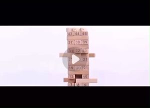 Wiss Toy Wooden Stacking Building Blocks