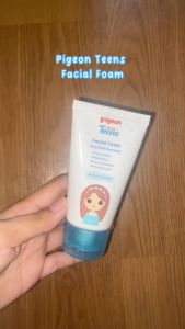 [ 40 ML ] PIGEON TEENS FACIAL FOAM DAILY MILD CLEANSING FOR DRY TO NORMAL SKIN 40 GR / SABUN WAJAH