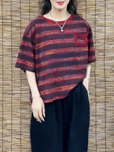 QINGNAER | Casual Versatile T-shirt