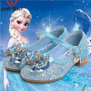 HUMG FENG | High Heel Shoes for Girls Crystal Soft Sole