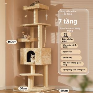 HOOPET | Cây Leo Mèo Tiết Kiệm Không Gian Cao Lớn
