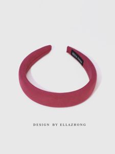 EllaZhong Japanese Korean Style Fruit Color Hairband Whiteberry Pink Vintage Simple Hair Accessories Hair Clips Age Reduction