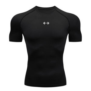 Men Running Compression T-shirt Short Sleeve Sport Tees Gym Fitness Sweatshirt Male Jogging Tracksuit Homme Athletic Shirt Tops