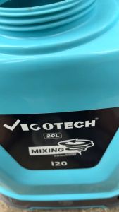 20 ลิตร เครื่องพ่นยาแบตเตอรี่ มอเตอร์คู่ 16 บาร์ แบตใหญ่ 12A ที่พิเศษสุด ด้วยระบบกวนน้ำยาในถัง วีโกเทค