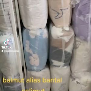 Balmut bantal selimut bahan perca My Love